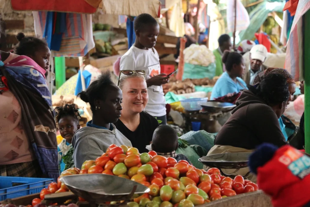 Nyahururu kohalik turg ja kohtumised MTÜ Eesti Maja Keenias reisil